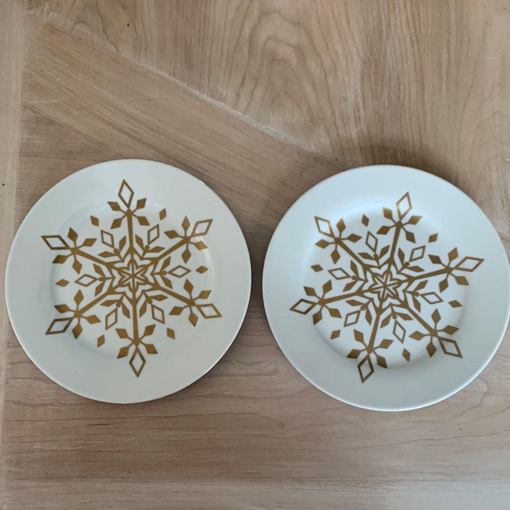 Snowflake by noble excellence porcelain plate 2